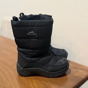 Polar Edge Black Winter Boots Kids Size 10
